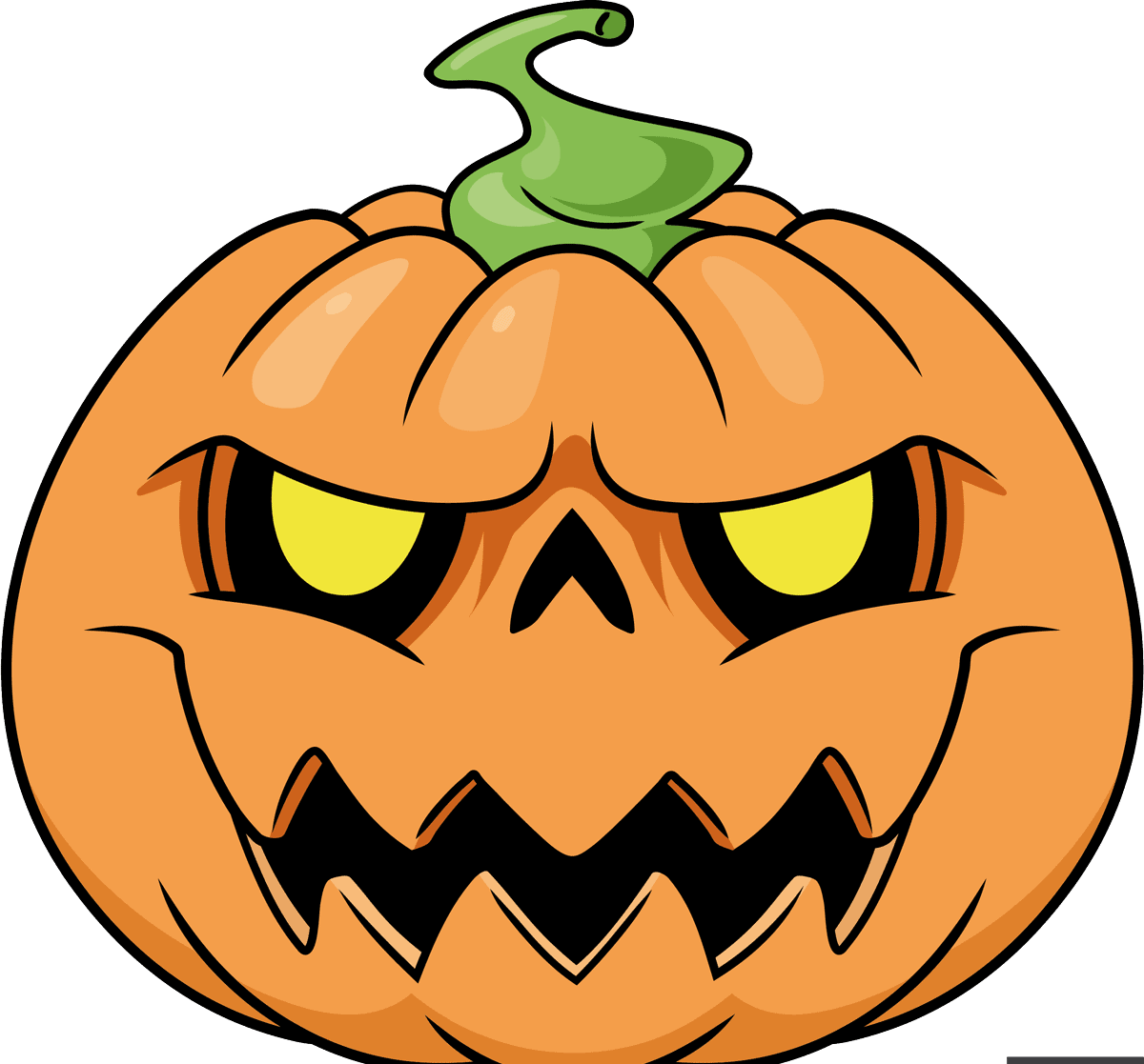 How to Draw a Halloween Pumpkin for kids